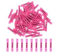 Hocansen 100 Pezzi Connettori per Cavi Terminali Termorestringenti Crimp Connettore Elettrico Set Filo Connettore Impermeabile (RST/Red)
