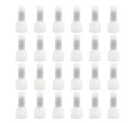 Hocansen 100 Pezzi Terminale con Cappuccio a Crimpare per Filo Chiuso Nylon Cablaggio Crimpatura Tappo Connettori Crimp con Cappucci Terminali Chiusi (CE2)