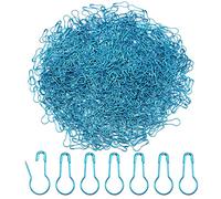 Hocansen 1000 Pezzi Spille da Balia Spille di Sicurezza per Lampadine Metallo Piccole Calabash Pin Fisso Vestiti Spille per Abbigliamez Crafting (Sky Blue)