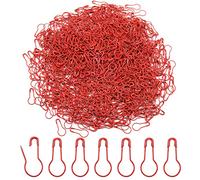 Hocansen 1000 spille da balia, in metallo, 22 mm, a forma di pera, per pennarelli, maglieria, accessori da cucito (rosso/HL)
