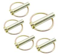 Hocansen 5 Pezzi Spine Coppiglie ad Anello 11x47mm Zinc Plated Carbon Steel Detent Pins Anelli di Traino o Fissaggio per Carrozzeria (OX/11x47mm)