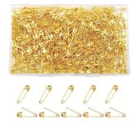 Hocansen 500 Pezzi Spille da Balia 20mm Mini Spille Balia Spille di Sicurezza Piccole per Arti Mestieri, Cucito, Abbigliamento（Gold/20mm）