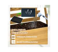 Hochbeet con Graticcio e 3 Ripiani in Legno Variopinto 63x39x160cm con: Orticello e Vaso per Piante Rampicanti