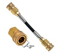 Hochdruckadapter Attacco Rapido Femmina 3/8 " Su Connettore Circa 20cm L