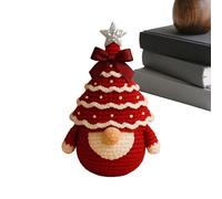 Hocheset Christmas, Hochelelet For Promorners - Crochet Box Christmas Tree Gnome Set Completo, Set Artigianale Fatto A Mano Per La Decorazione Domestica Adolescente Mindfulness Progetti Scol