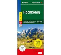 Hochkönig, Wander-, Rad- und Freizeitkarte XL 1:30.000, freytag & berndt, WKXL 3030: GROSSE SCHRIFT, mit APP, wasserfest und reißfest: WKXL 3030-25