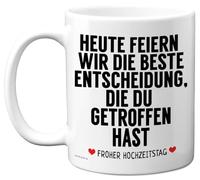 Hochzeitstag Mug für Ehemann Ehefrau Freund Freundin Männer und Frauen, 325