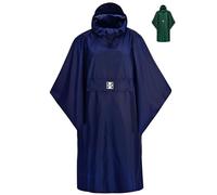 HOCK Rain Star - Poncho impermeabile extra lungo, con cappuccio e tasca sul petto, 100% impermeabile, leggera, unisex