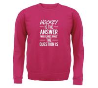 Hockey È Answer Who Cares What Il Domanda È - Bambini Felpa / Maglione