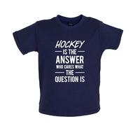 Hockey È Answer Who Cares What Il Domanda È - Bambino T-Shirt / Body
