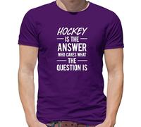 Hockey È Answer Who Cares What Il Domanda È - T-Shirt - Campo di Ghiaccio