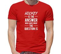 Hockey È Answer Who Cares What Il Domanda È - T-Shirt - Campo di Ghiaccio