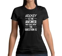 Hockey È Answer Who Cares What Il Domanda È - T-Shirt - Campo Ghiaccio