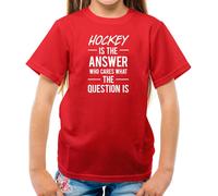 Hockey È Answer Who Cares What Il Domanda È - T-Shirt - Campo Ice