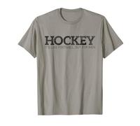 Hockey È Come Il Calcio MA per Gli Uomini Maglietta