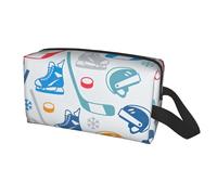 Hockey Elements - Borsa da viaggio con stampa creativa e fantasia, per uomini e donne, borsa da toilette portatile di grande capacità