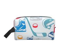 Hockey Elements Creativo Stampa Fantasia Viaggio Trucco Portatile Cosmetico Organizzatore Sacchetto Sacchetto Grande Capacità Sacchetto di Immagazz