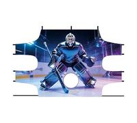 Hockey Goal Targets - 122x183cm Training Practice Cloth | Polyester Ice Goalie Tarp Mat 270g Durable Rebounder Accuracy Simulator For Kids Adults Outdoor Backyard Net