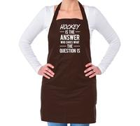 Hockey Is The Answer Who Cura What Question - Unisex Adulti Grembiule - Campo