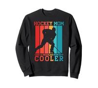 Hockey Mom Come Una Mamma Normale ma più Cool Divertente Madre Meme Felpa