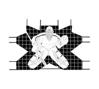 Hockey Net Targets, Accuracy Training Tutor, Precision Capturing Practice, Sturdy Train Equipment, Ideal for Kids, Teens and Adult Players to Improve Shots
