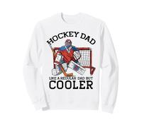 Hockey papà Come Un papà Normale ma più Fresco Divertente Padre Meme Felpa