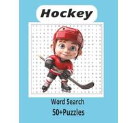 Hockey Players Word Search Puzzle Book: Word Searches with Easy to Read Print about Hockey Players past and present | 8x10 inches, 110 Pages | 50+ ... for Vacations, Holidays and Sports fans