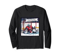 Hockey su ghiaccio Bad portiere Chirp più scuse che salva grafica Maglia a Manica