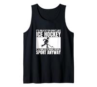 Hockey su Ghiaccio è per Persone Intelligenti Uomini Donne Giocatore di Hockey su Ghiaccio Canotta