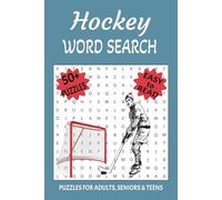 Hockey word search puzzle book: Word Searches with Easy to Read Print about Hockey, Ice skating, Hockey coaching and more [6x9 inches, 110 pages] 50+ ... Gift for Vacations, Holidays and Free Times.