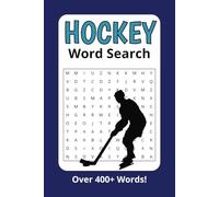 Hockey Word Search Puzzle Book: Word Searches with Easy to Read Print about hockey, skating, goals and more | 6x9 inches, 110 pages | 50+ puzzles