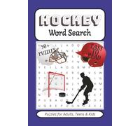 Hockey Word Search Puzzle Book: Word Searches with Easy to Read Prints about Hockey, Stick-Handling Fun, Power Play and more | 6x9 inches, 110 pages | ... … Perfect for Travel, Gifts & Game Day Fun!