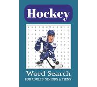 Hockey Word Search Puzzle Book: Word Searches with Easy to Rread Print about Hockey, Ice Sports, Winter Games and More | 6x9 inches, 110 pages | 50+ ... Gift for Vacations, Holidays and Free Times