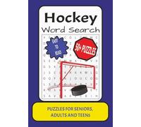 Hockey Word Search: Word Search with Easy to Read Print about Hockey, Ice Hockey, Players and More : 6x9 inches: 50+Puzzles...Gift for Vacations, Holidays and Relaxation