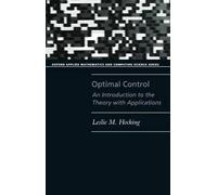 Hocking Optimal Control (Tascabile)