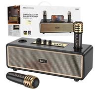 Hoco BS63 Cassa Party Portatile Bluetooth® Mp3 Karaoke Usb Aux Fm 2 Microfoni