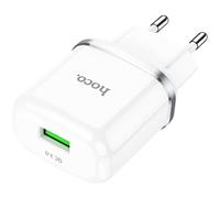 HOCO Caricabatterie da rete 3A QC3.0 18W USB-A - Bianco