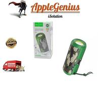 HOCO CASSA BLUETOOTH 5.1 LED BS48 DUAL SPEAKER VERDE MILITARE + CORRIERE