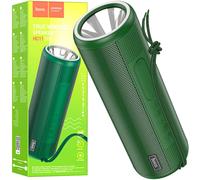 HOCO HC11 - Altoparlante wireless Bora Sport, Bluetooth V5.0, capacità della batteria: 1200 mAh, tempo fino a 2 ore, supporto Bluetooth, FM, scheda TF, disco U, AUX, verde scuro
