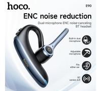 HOCO E90 ENC Auricolare Bluetooth Wireless con Riduzione del Rumore, Cuffie Monoauricolari per Guida a Mani Libere e Business