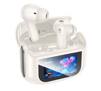 HOCO EQ21 AURICOLARI WIRELESS BLUETOOTH TOUCH DISPLAY TWS ANC ENC BIANCO 400mAh