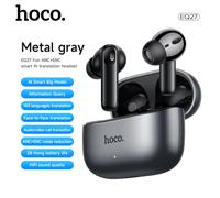 HOCO EQ27 AI ANC + ENC Smart AI Cuffie di traduzione Auricolari Bluetooth Cuffie sportive Auricolari HIifi con scatola di ricarica APP NUOVO