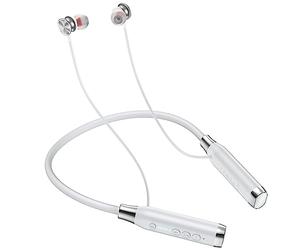 Hoco ES62 - Pretty - Auricolare Bluetooth sportivo da appendere al collo, Bluetooth V5.3, tempo di utilizzo: fino a 1200 ore, tempo di standby: fino a 1200 ore, compatibile con iPhone, Samsung