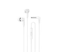 Hoco M102 - Ingenious - Auricolari universali a filo con microfono, spina: 3,5 mm, lunghezza: 1,2 m, altoparlante: 10 mm, compatibile con iPhone, Samsung, Xiaomi, OnePlus Oppo, colore: Bianco
