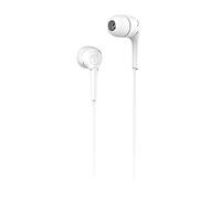 HOCO. M40 Auricolari in-Ear, Design Ergonomico, Cavo da 120 cm, Controllo Volume, Tasto di Risposta - Bianco