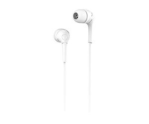 HOCO. M40 Auricolari in-Ear, Design Ergonomico, Cavo da 120 cm, Controllo Volume, Tasto di Risposta - Bianco