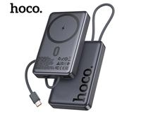 HOCO PD20W Powerbank di ricarica wireless magnetica per iPhone 16 15 Pro Max Costruisci nel cavo USB C Batteria di ricarica rapida per Samsung