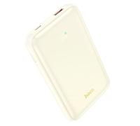 Hoco Q21 Grande 1000mAh 5V/3A 22.5W+PD20W Banca di Potere Completamente con Display Digitale, Bianco Latteo