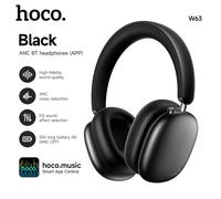 HOCO W63 ANC Cuffie Bluetooth con cancellazione attiva del rumore Controllo app Sport Cuffie musicali Hi-Fi Air con microfono sopra l'orecchio