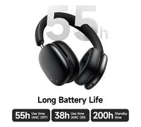 HOCO W63 Cuffie Wireless con Cancellazione del Rumore ANC, Audio HiFi, Altoparlante da 42mm, Bluetooth 5.4, Auricolari Sportivi con Supporto APP e Modalità EQ